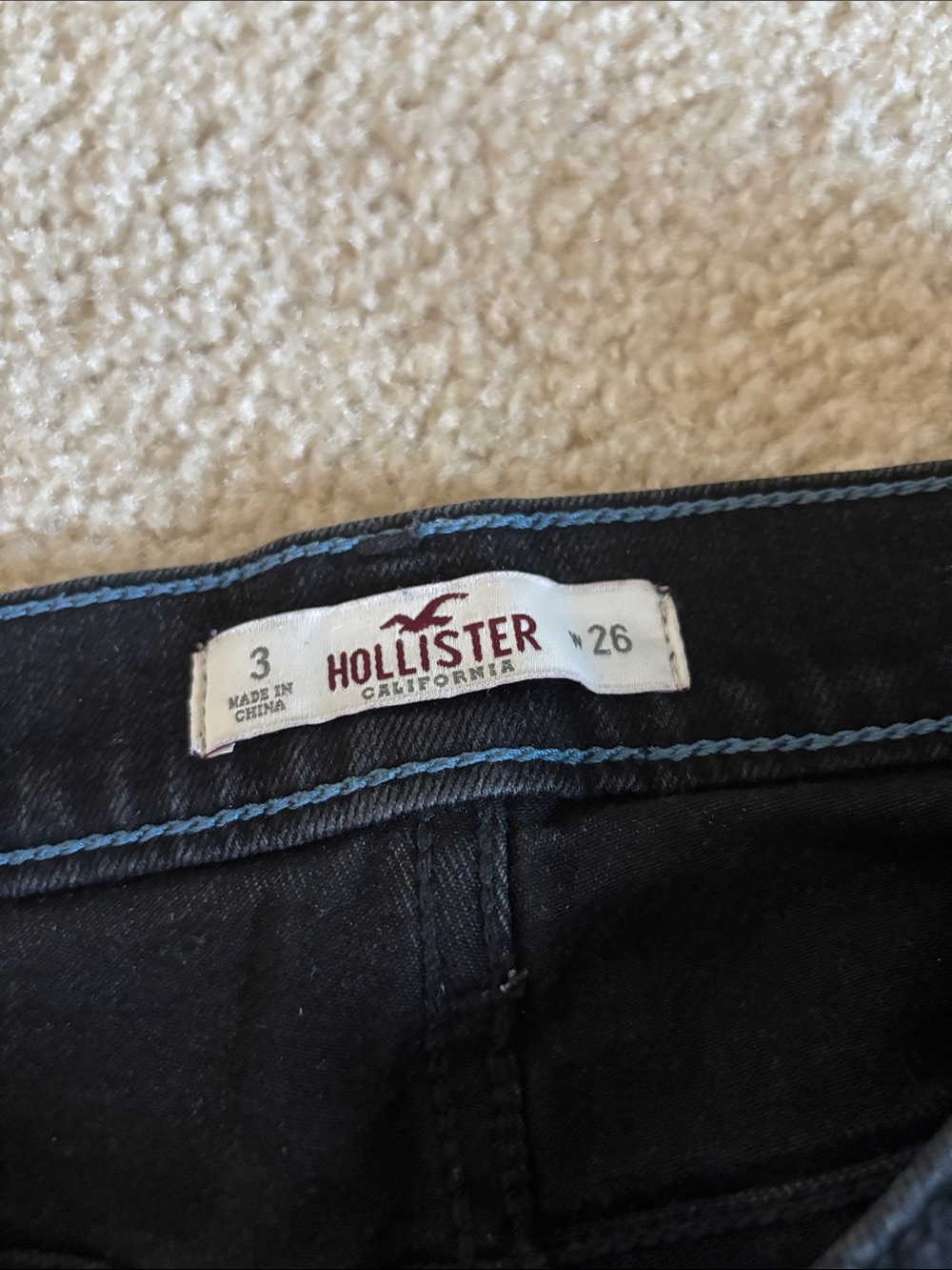 Vintage Y2k Hollister black shorts